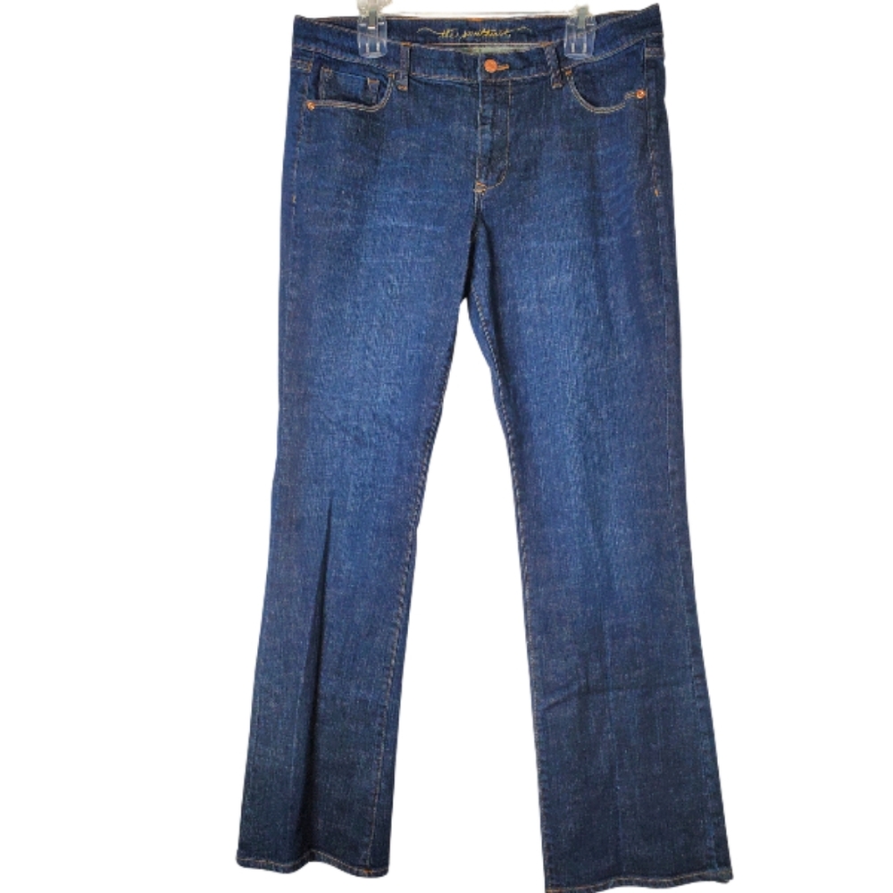 Vintage Old Navy The Sweetheart Jeans 14R Denim W35 L31 Dark Indigi Flare
